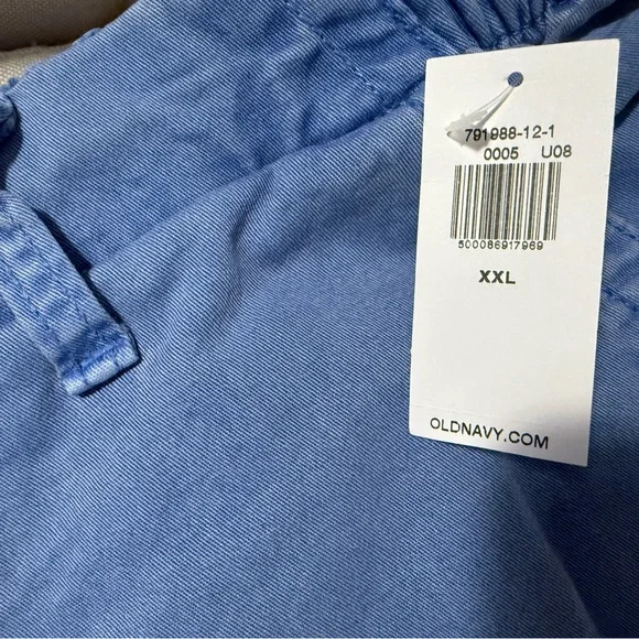 Old Navy Everyday Chino shorts. Size XXL NWT blue - Picture 4 of 4